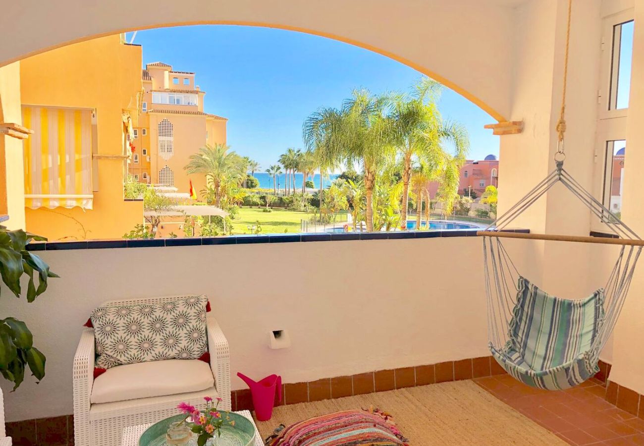 Apartment in Torremolinos - BOHO CHIC. Beach front.Free bikes.Pool